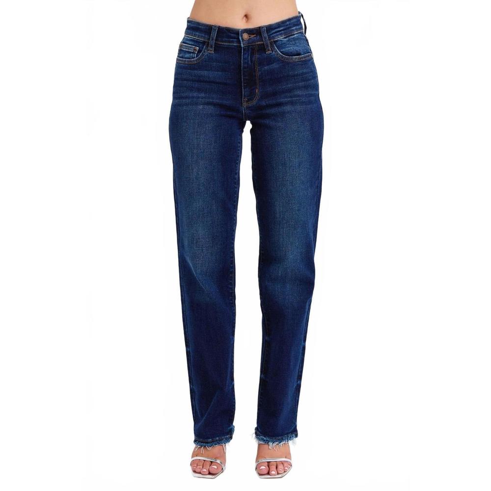 Judy Blue  Frayed Hem  Jeans